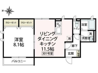 【間取り】 | プリマベーラ中瀬