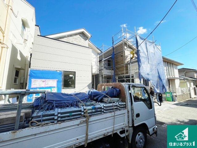 西宮市上ケ原五番町　第1期　新築一戸建ての外観|現在の進捗状況です！順調に作業進行中、完成が待ち遠しいです！詳細の間取り等、お気軽にお問い合わせください！