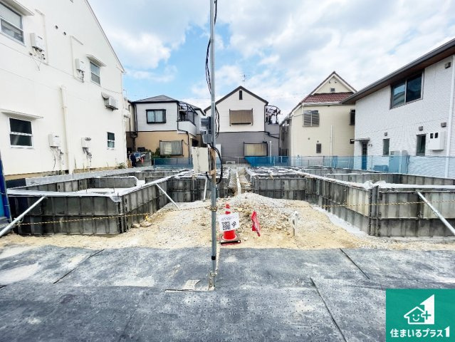 西宮市上ケ原五番町　第1期　新築一戸建ての外観|現在の進捗状況です！順調に作業進行中、完成が待ち遠しいです！詳細の間取り等、お気軽にお問い合わせください！