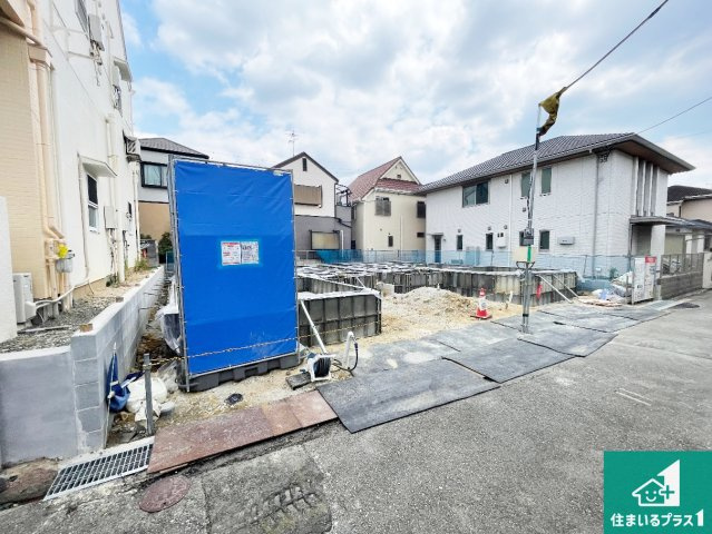 西宮市上ケ原五番町　第1期　新築一戸建ての外観|現在の進捗状況です！順調に作業進行中、完成が待ち遠しいです！詳細の間取り等、お気軽にお問い合わせください！