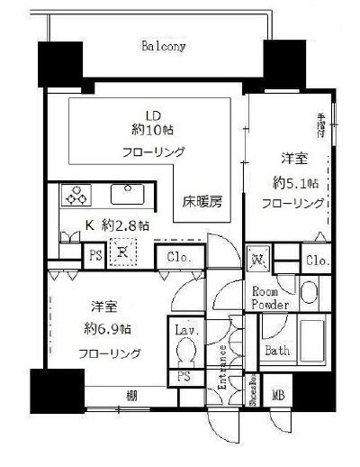 【間取り】 | サンクレール荒川ブランガーデン | 間取り
