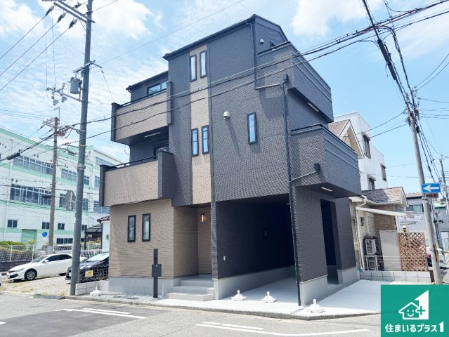 堺市堺区山本町　新築一戸建ての外観|お客様に長く安心して住んでいだだける事にこだわった家づくり！住んでからのアフターサービスにもしっかりと取り組んでいます！