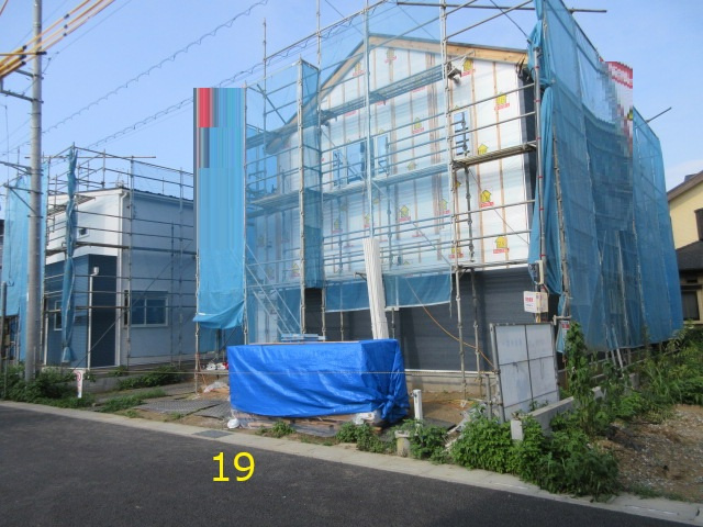 【仲介手数料無料】新築戸建　東松山市石橋1630-6（全31棟）の前面道路含む現地写真