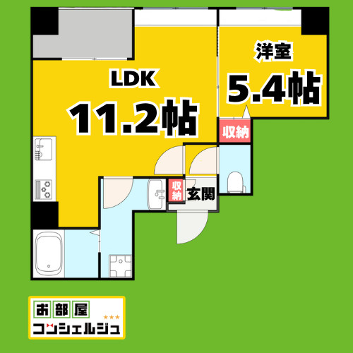 リュミアン堀田テラスの間取り