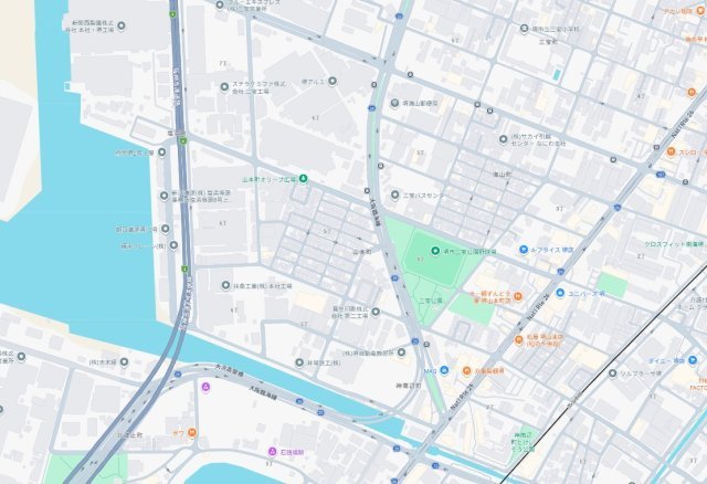 堺市堺区山本町　新築一戸建ての地図