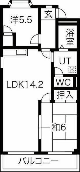 カピラハイツの間取り
