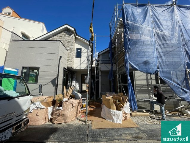西宮市上ケ原五番町　第1期　新築一戸建ての外観|現在建築中！落ち着いた街並みで新生活を始めることが出来そう！周辺の物件も併せてご紹介させて頂きます！