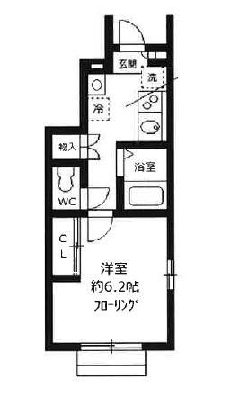 ラフュージュ北千束の間取り|間取りです。