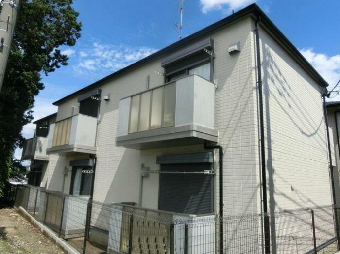 松戸市六実５丁目のアパートの外観