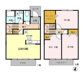 アーバンスクウェアの間取り