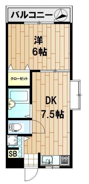 アーバンホームズ　Ａの間取り