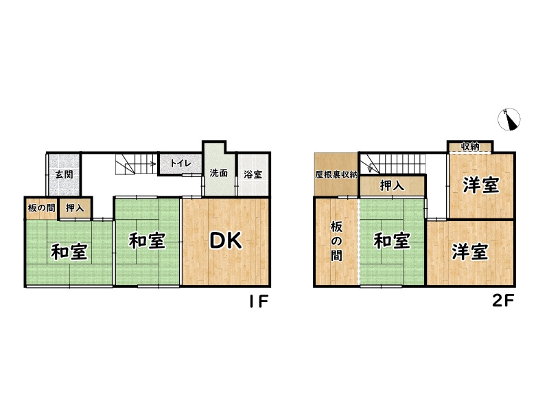 姫路市夢前町寺/中古戸建の間取り