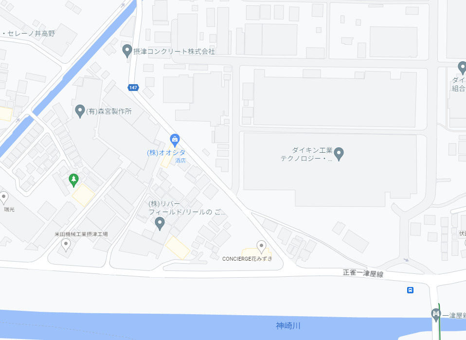 ラカーサフェリーチェの地図