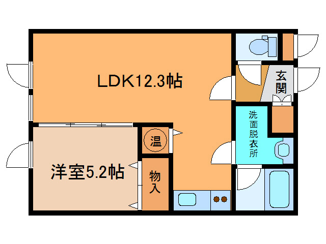 オルネ106 A･Bの間取り