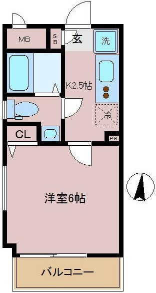 R FLAT（アールフラット）の間取り