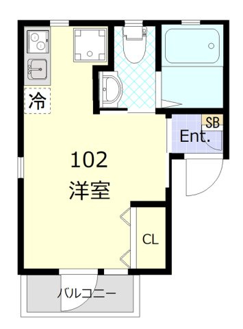 シティポップ住吉の間取り