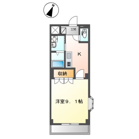 ＡＵＴＨＯＲ千草　Ⅱの間取り