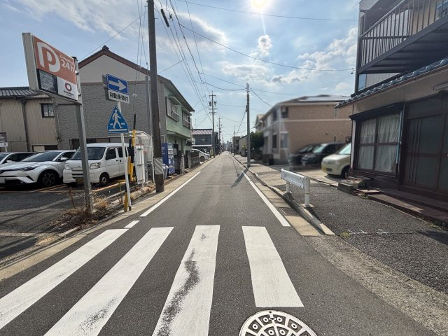 南区観音町七丁目土地の前面道路含む現地写真|南側道路