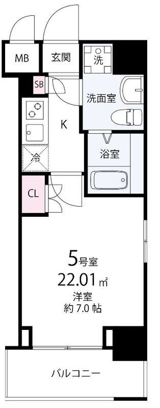  ヴォーナ・ヴィータ行徳駅前 の間取り
