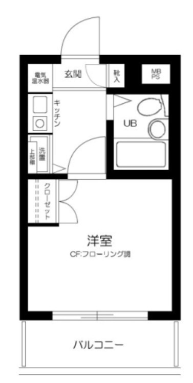 杉並区和泉３丁目の賃貸マンションの間取り