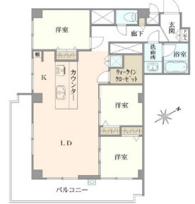 ヴィラロイヤル文京西片の間取り
