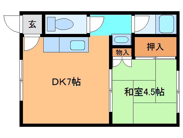 コスモハイツの間取り