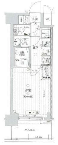 サムティ大阪GRAND　EASTの間取り