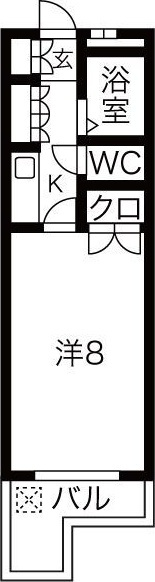ドミトリー587の間取り