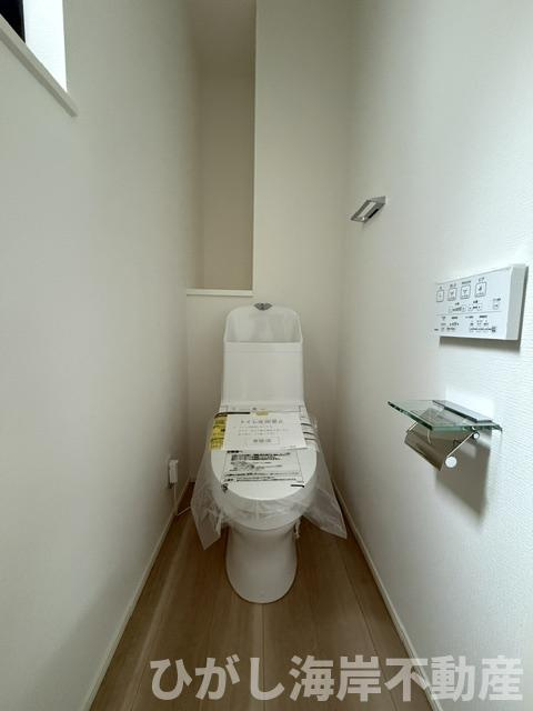 茅ヶ崎市下町屋２丁目　新築戸建　全5棟のトイレ|洗浄機能付きお手洗い