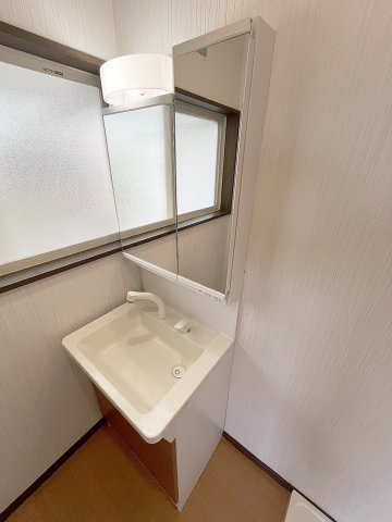 向洋新町戸建ての独立洗面台
