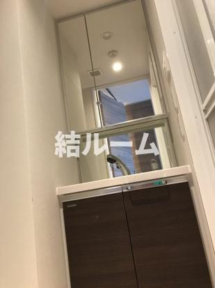 板橋区高島平９丁目の賃貸マンションの独立洗面台