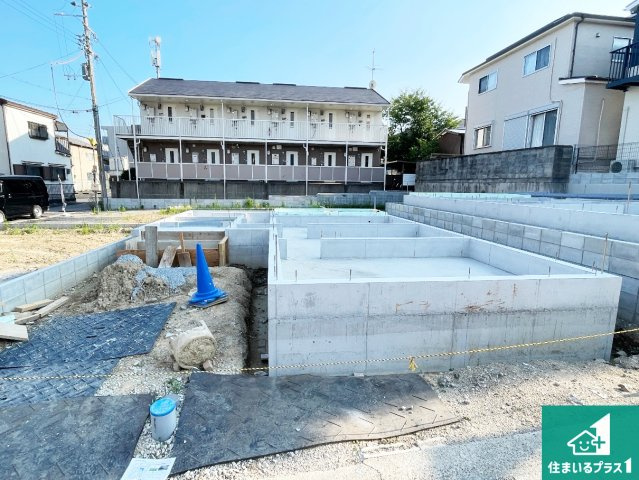 乙訓郡大山崎町大山崎尻江　第1期　新築一戸建ての外観|現在建築中！落ち着いた街並みで新生活を始めることが出来そう！周辺の物件も併せてご紹介させて頂きます！