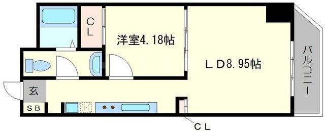 willDo谷町の間取り|willDo谷町（ウィルドゥ谷町）　開放感ある間取り
