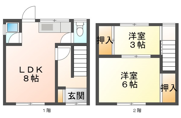 高丸7丁目貸家の間取り
