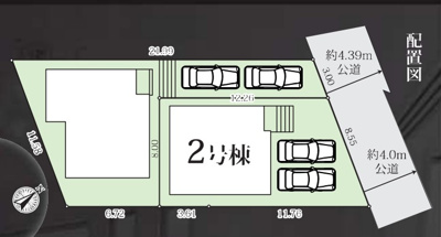 【区画図】 | 厚木市戸室　全2棟　新築住宅