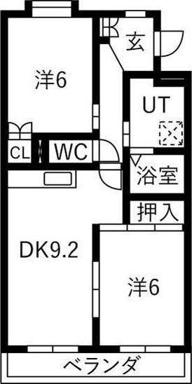ブラウンハウスの間取り