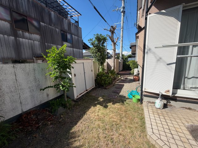 大川市向島 5LDK 中古一戸建ての庭