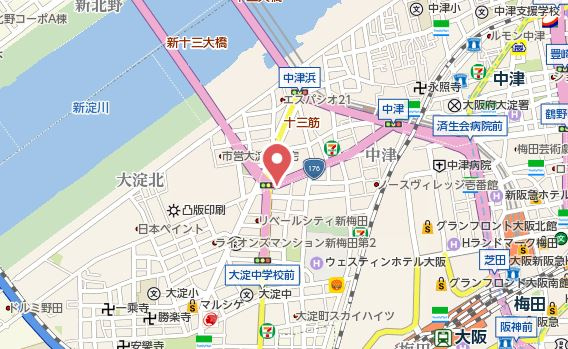 【地図】 | ファーストフィオーレ新梅田