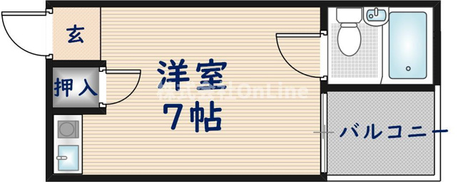 【間取り】 | プラザハピネス高安