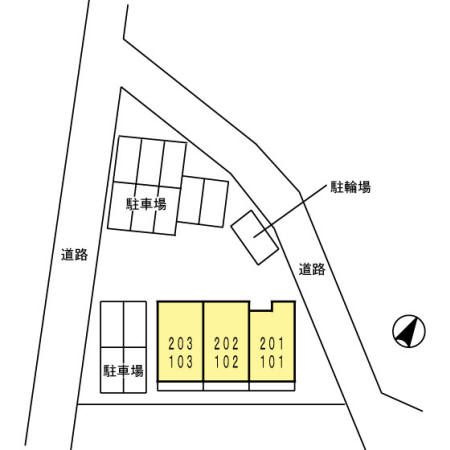 サニーコーストヒルズの区画図
