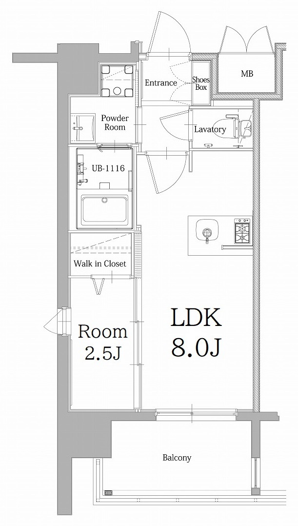 新品家具付きマンション港2(KaGood福岡)