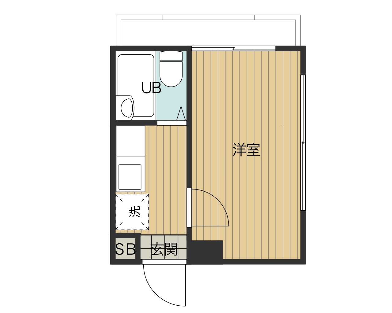 ビューハイツ宮原の間取り