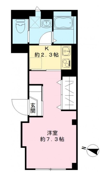 さいたま市北区東大成町１丁目の賃貸マンションの間取り