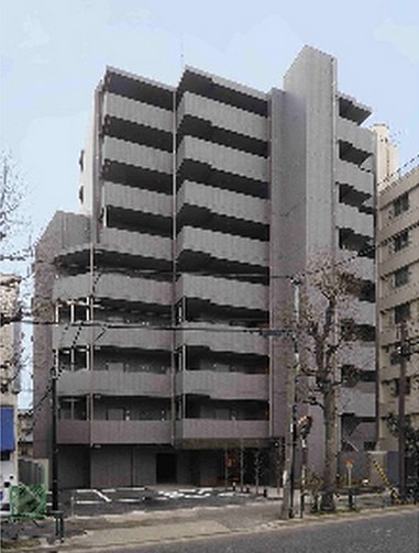 【外観】 | ルーブル中野沼袋弐番館 | 鉄筋コンクリート造のがっしりした建物。