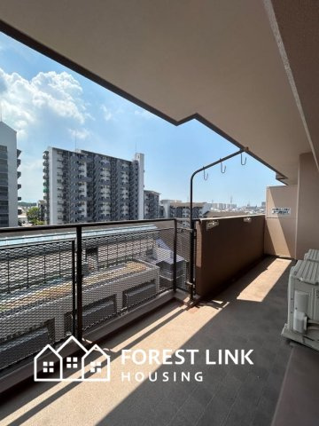 朝日プラザ松原Ⅱのバルコニー