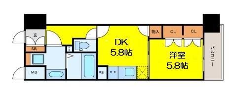 【間取り】 | セイシア大拓26