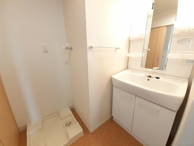 ラ　メゾン　プラージュの洗面所|使いやすい洗面所です