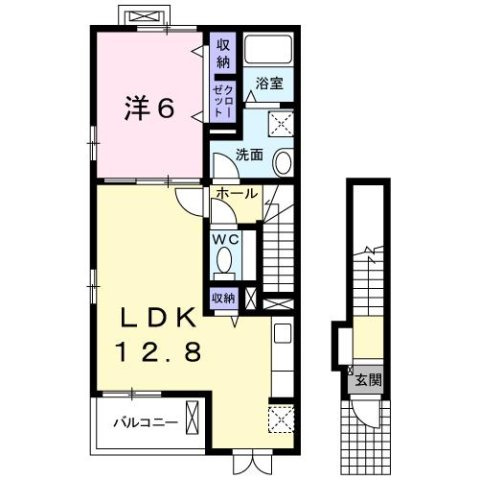ラウレア　Ｋの間取り