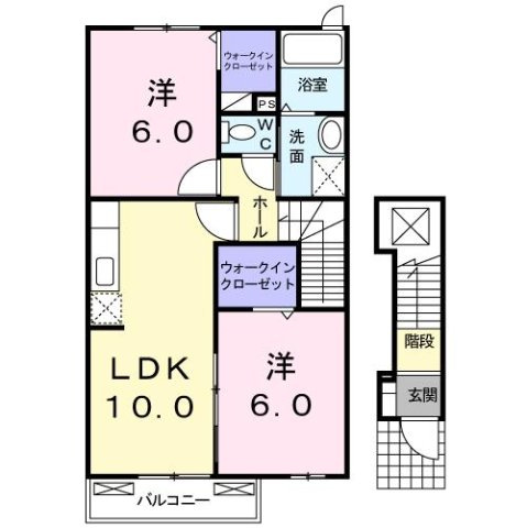 Ｖｅｒｄｅ　Ｖｉｌｌａ　Ⅰの間取り