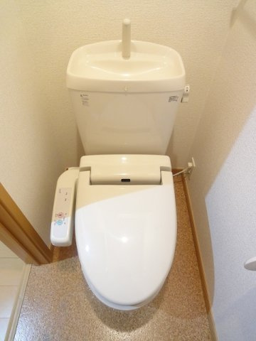 Ｖｅｒｄｅ　Ｖｉｌｌａ　Ⅰのトイレ|シンプルで使いやすいトイレです